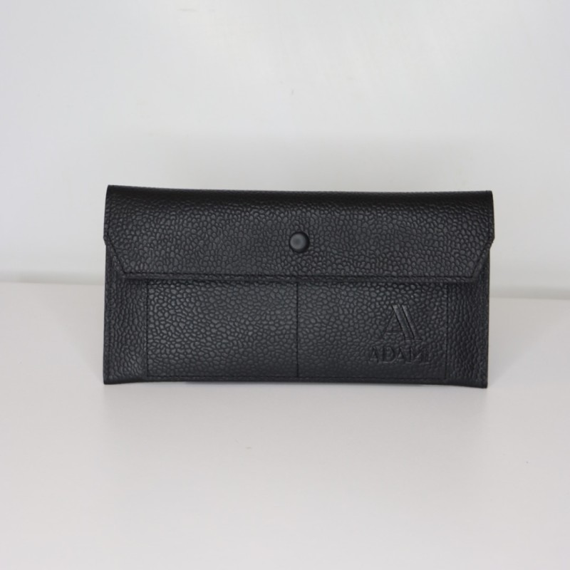 Adami Genuine Leather  Men’s  Black Wallet